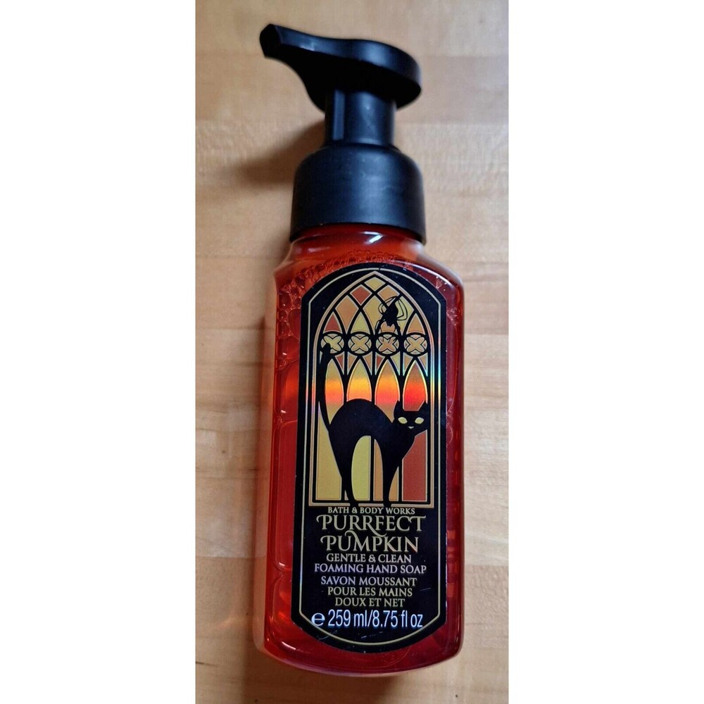 BATH & BODY WORKS 2023 Halloween PURRFECT PUMPKIN Foaming Hand SOAP New